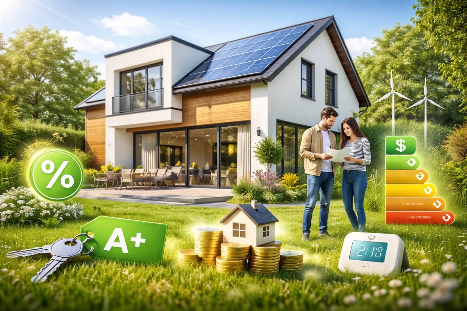 Zöld lakáshitel kedvezmények 2026: Mennyit spórolhatsz valójában, ha energiahatékony házat veszel?