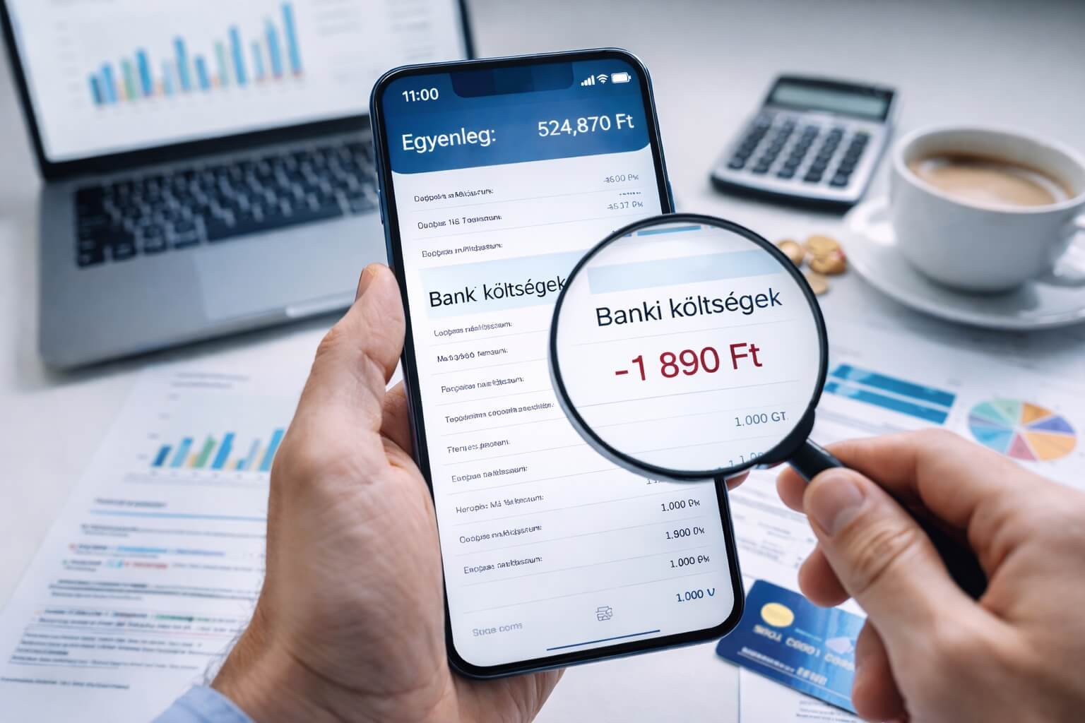 Titkos banki díjemelés 2026: Így ellenőrizd a számlakivonatodat, mielőtt évi 20 ezret dobsz ki a semmire