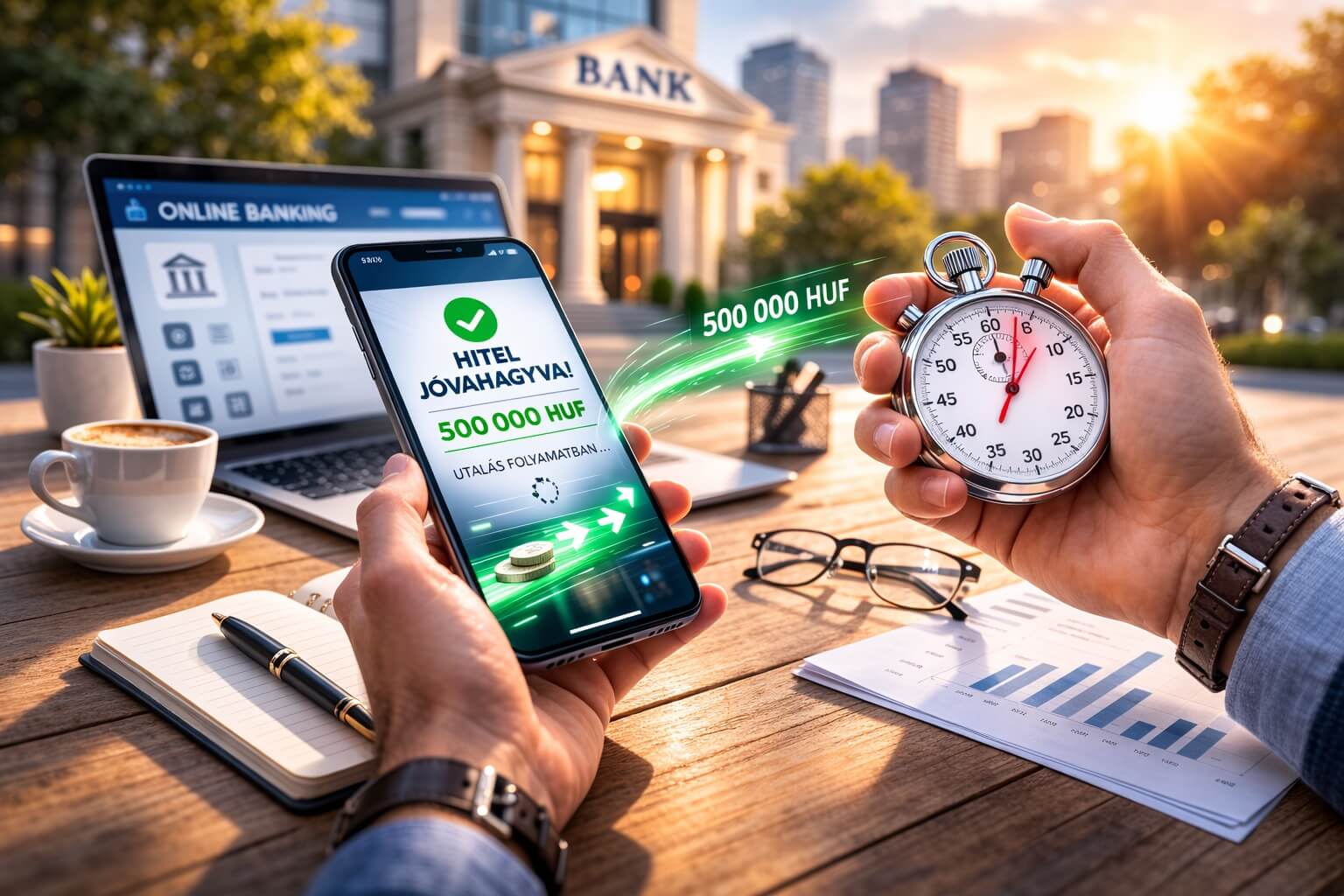 Nagy banki sebességteszt 2026: Stopperrel mértük, melyik bank utal 60 percen belül